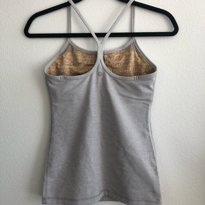 Lululemon Power Y tank oatmeal color
